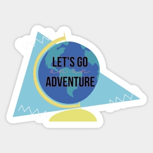 Let's Go on an Adventure Sticker